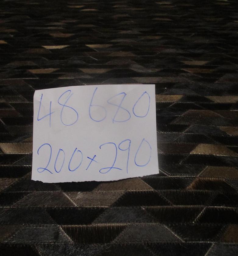 Carpet 100% leather handmade image