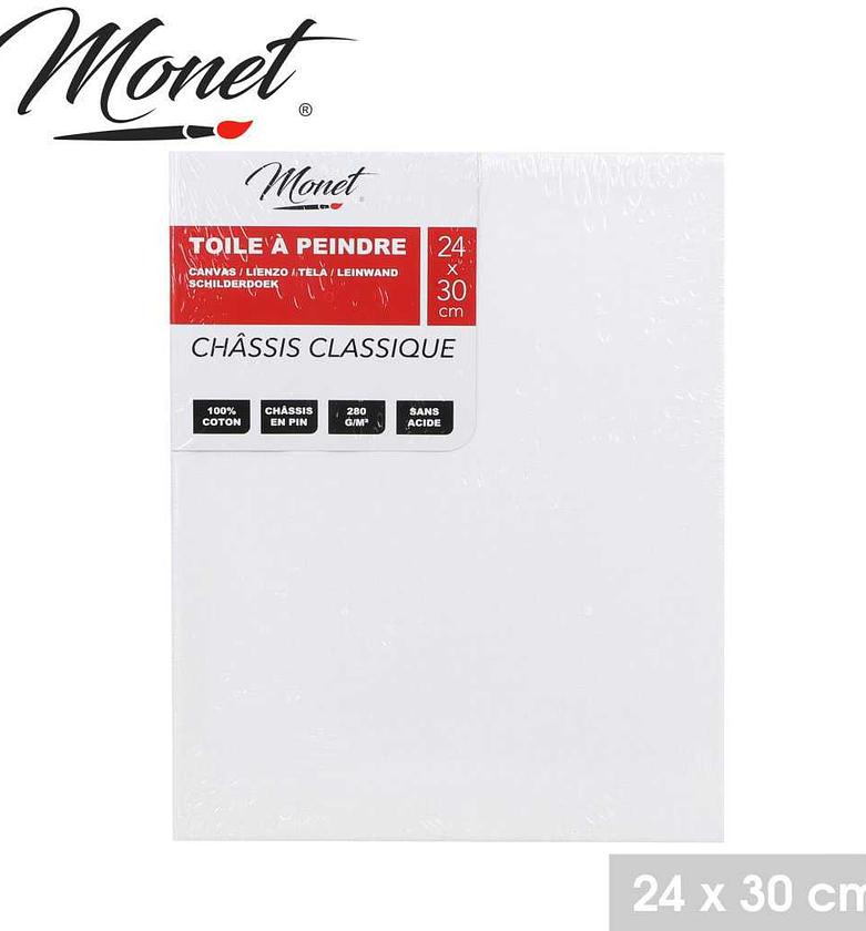 Artist painting canvas 24x30cm image