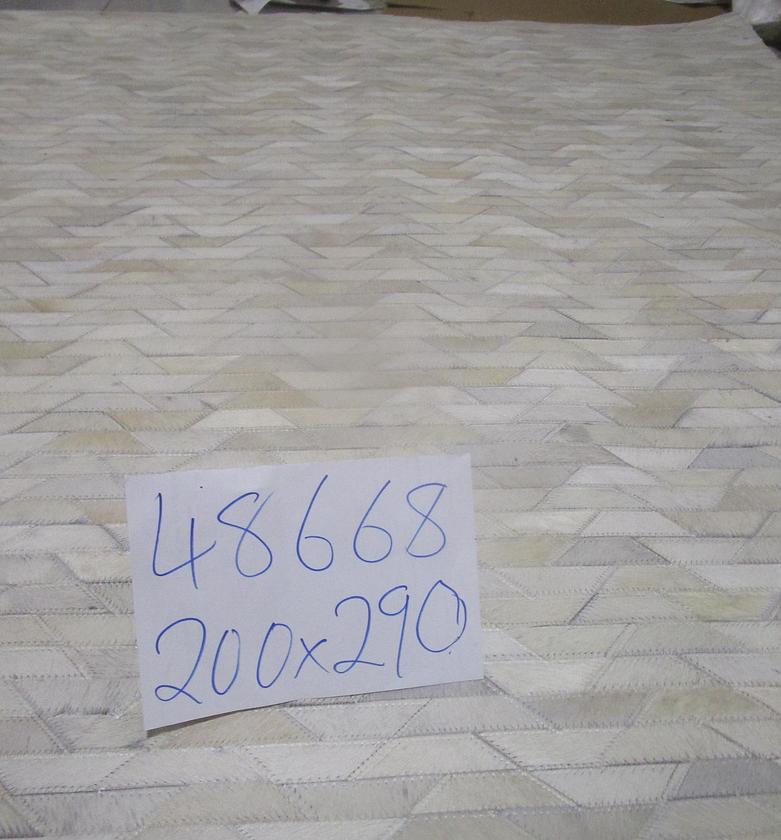 Carpet 100% leather handmade image