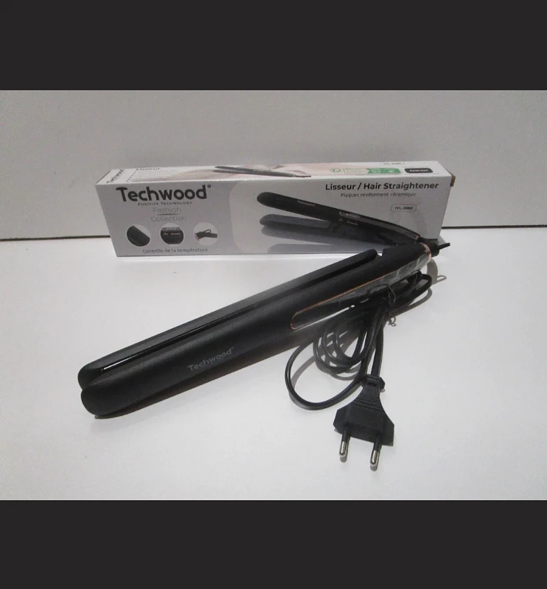 Straightener temperature control with image