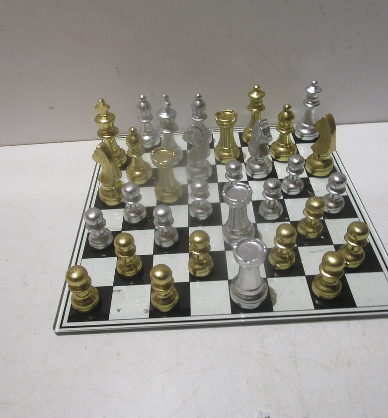 Chess glass base multi 50*50cm image