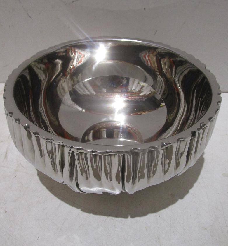 Bowl big round stainless steel image