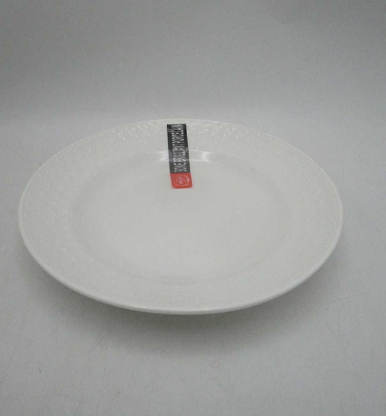 Soup plate white 8'' 20.4x3 image