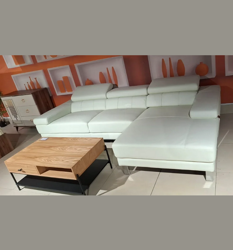 ER 810 White Corner Sofa image