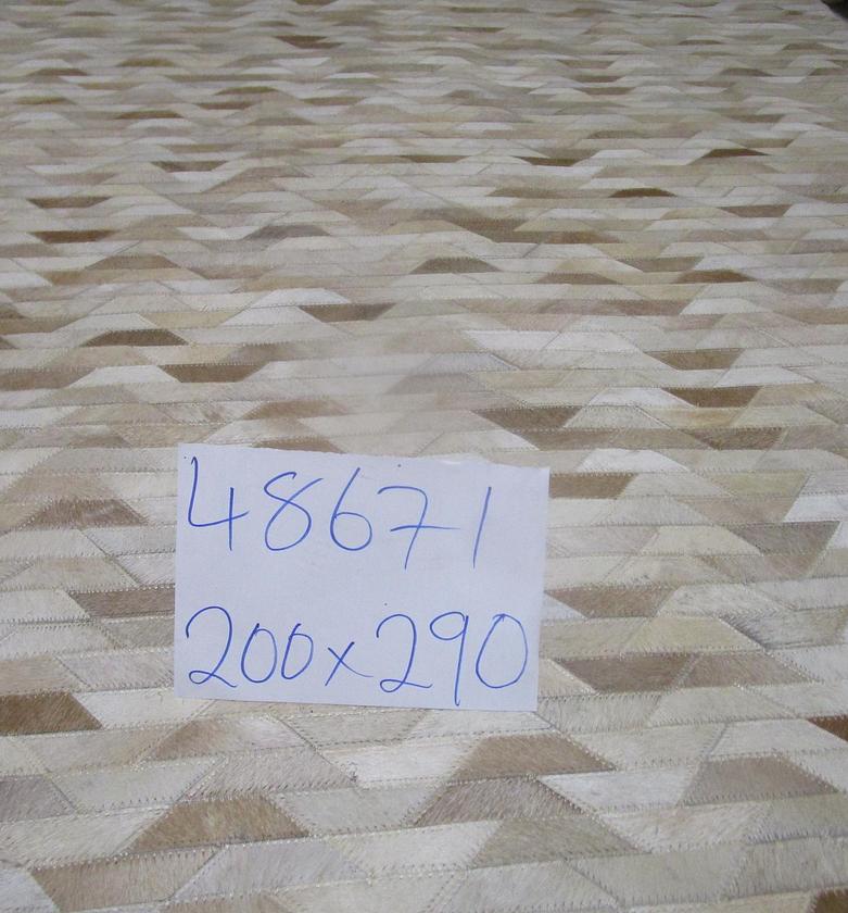 Carpet 100% leather handmade image