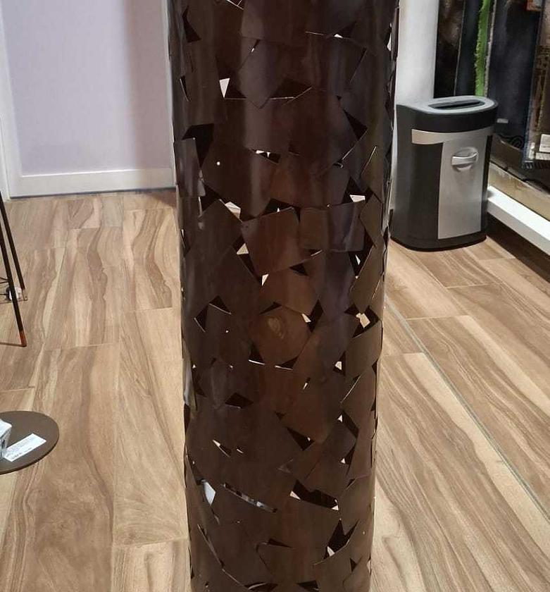 Luminara 3-Light Floor Lamp with Antique Brass Shades image