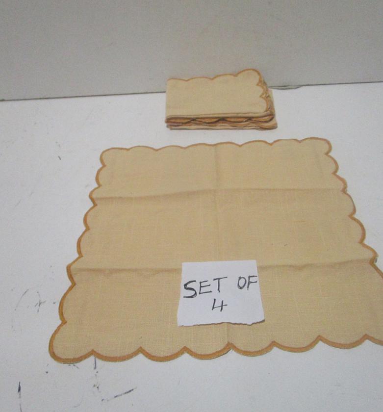 Set of 4 napkin 100% image