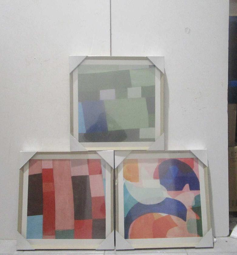 Canvas abstract with ps frame image