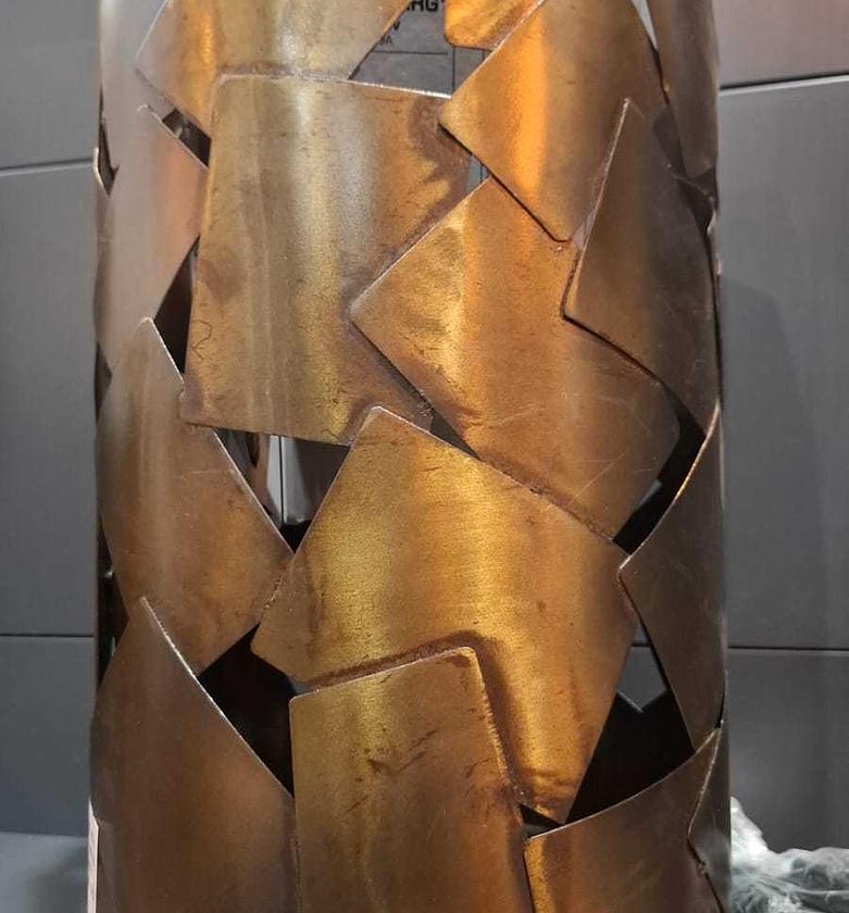 Luminara 1-Light Table Lamp with Antique Brass Shade image