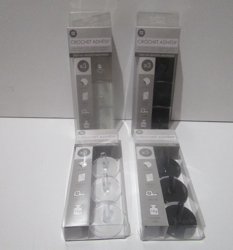 Ultra-Strong Adhesive Utility Hooks (3-Pack) image