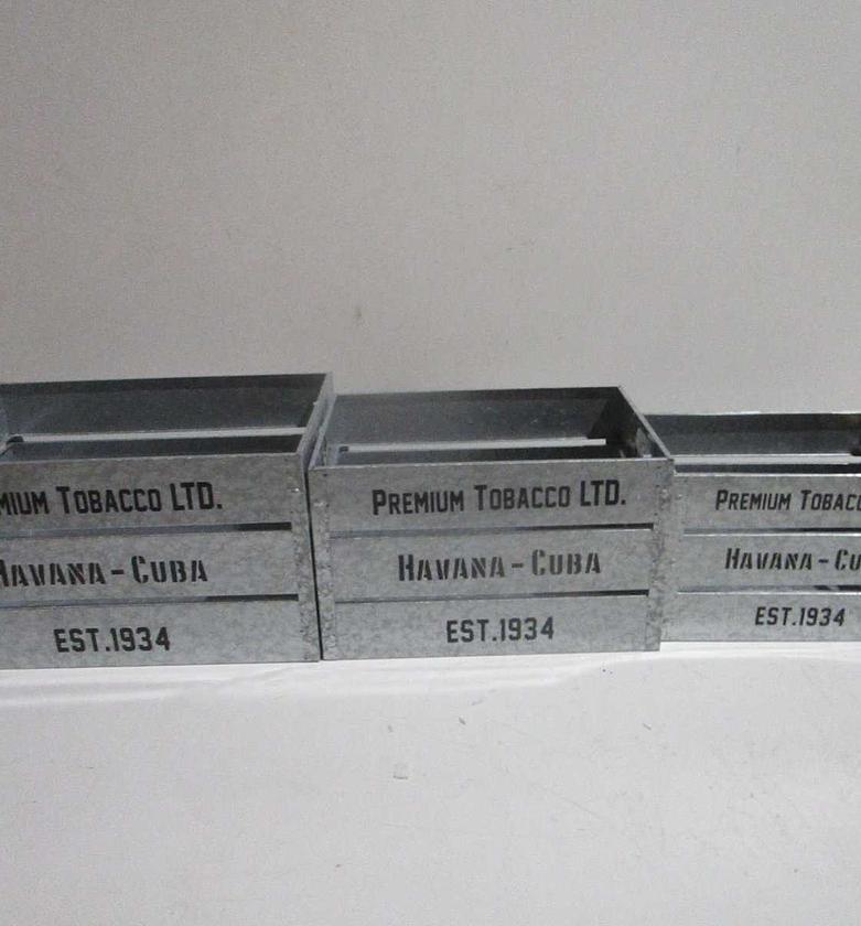 Loft Decorative Metal Storage Cases – Set of 3 image