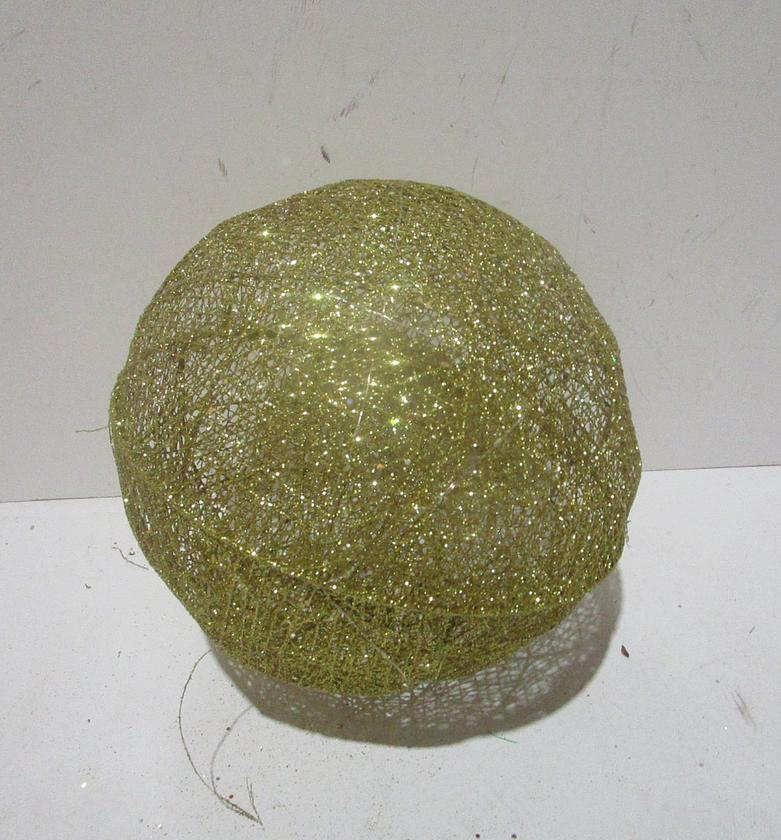 Xmas metal ball deco with image