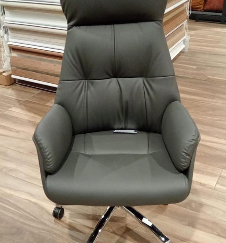 Office chair pu 8371-12 grey image