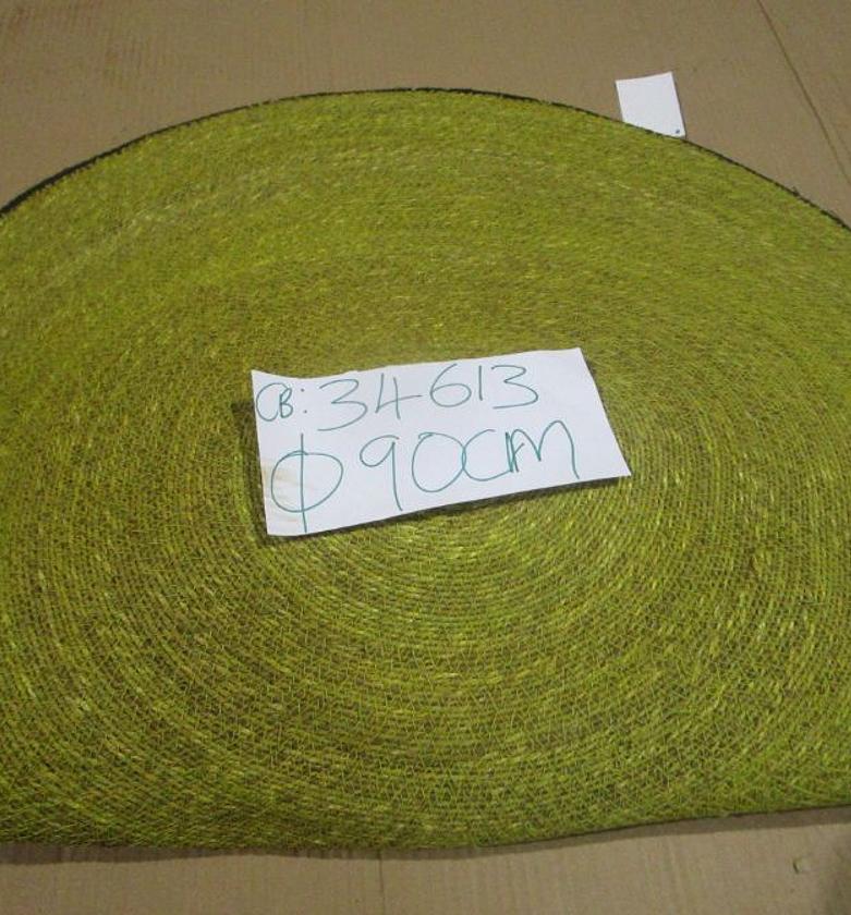 Carpet round of natural grass image