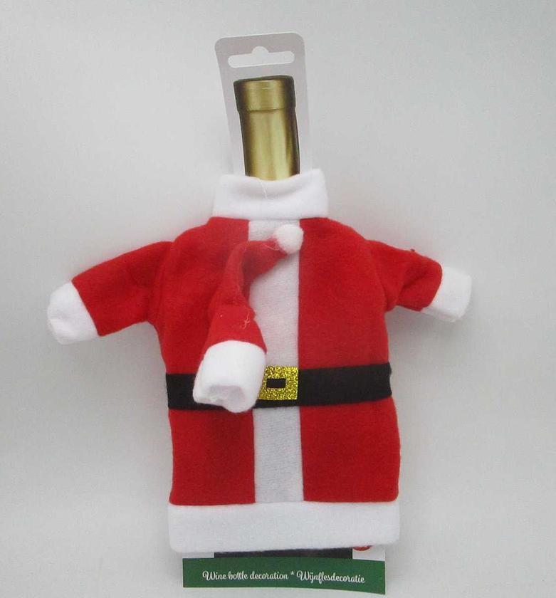 Christmas wine bottle deco, image