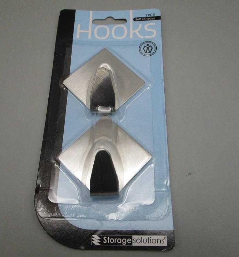 Hook self adhesive stainless image