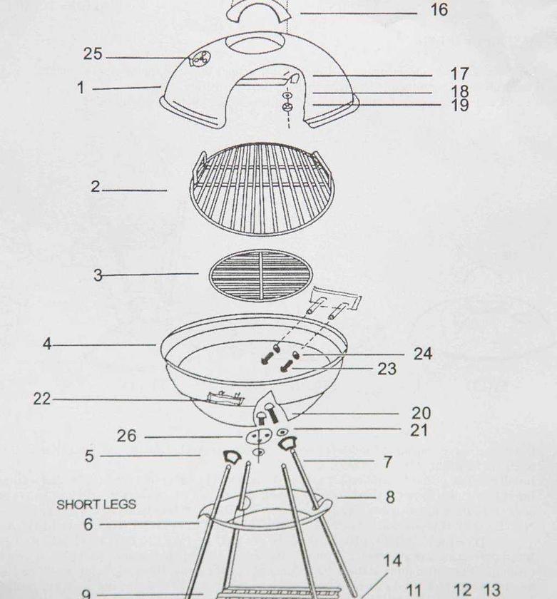 Bbq iron oven w brown image