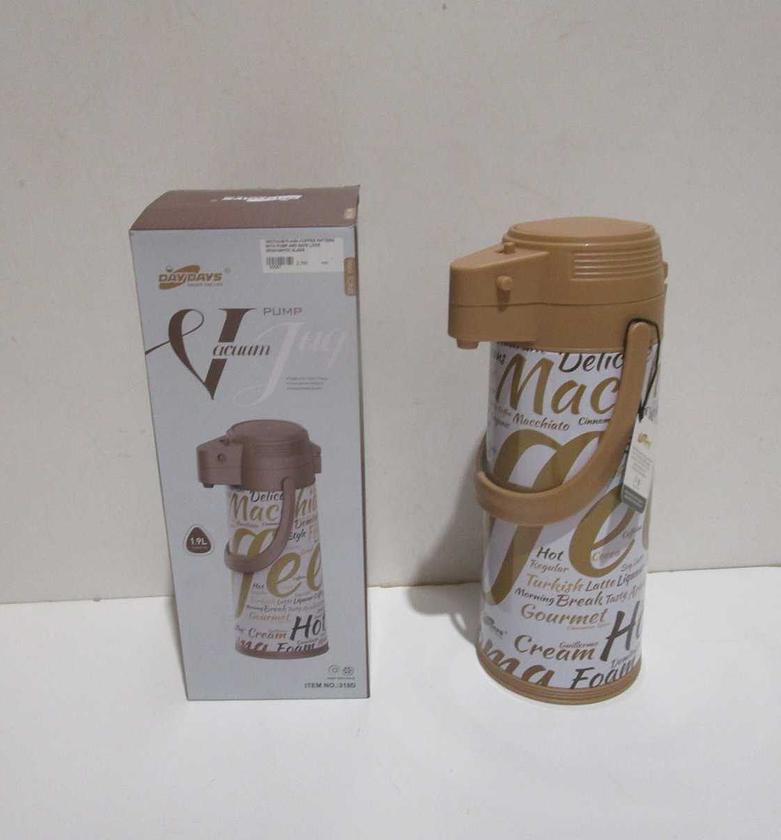 Vaccuum flask-coffee pattern with image