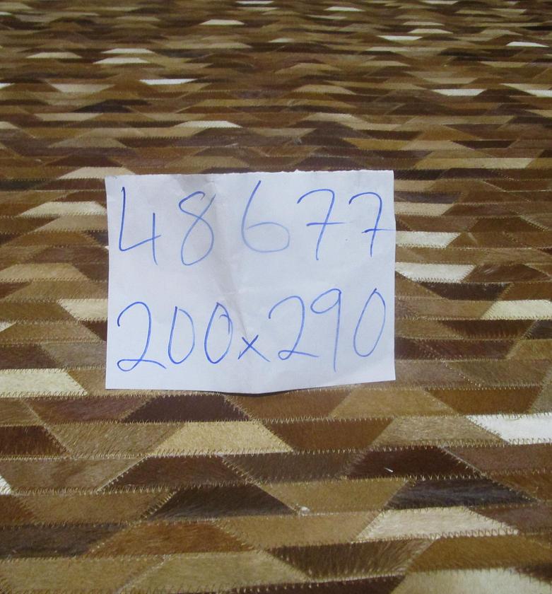 Carpet 100% leather handmade image