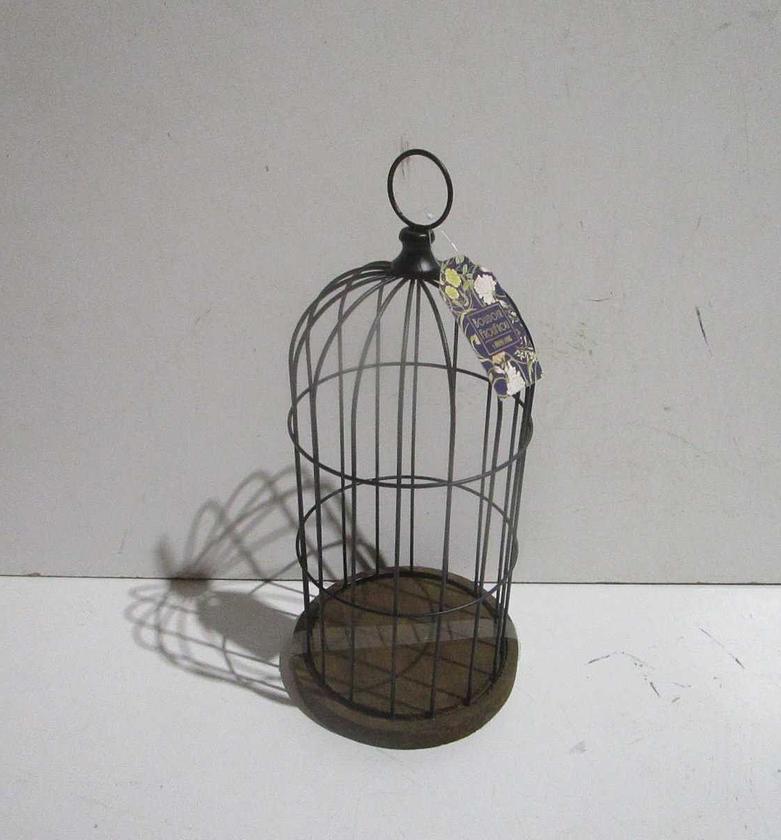 Boudoir Froufrou Decorative Cage – Wood & Metal Design image