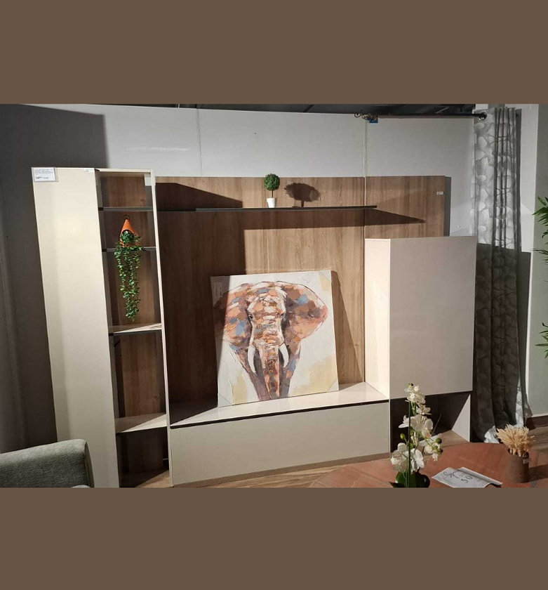 Artemis Modular TV Wall Unit with LED – Multi-Door & Shelf Design image