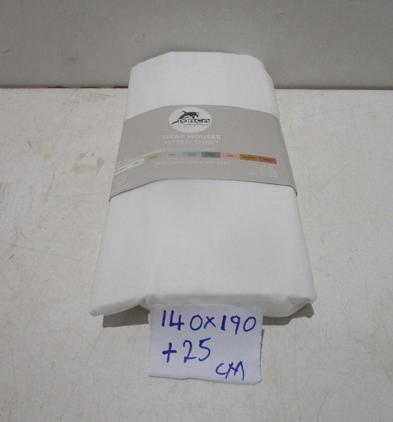 Fitted sheet plain col (100 image