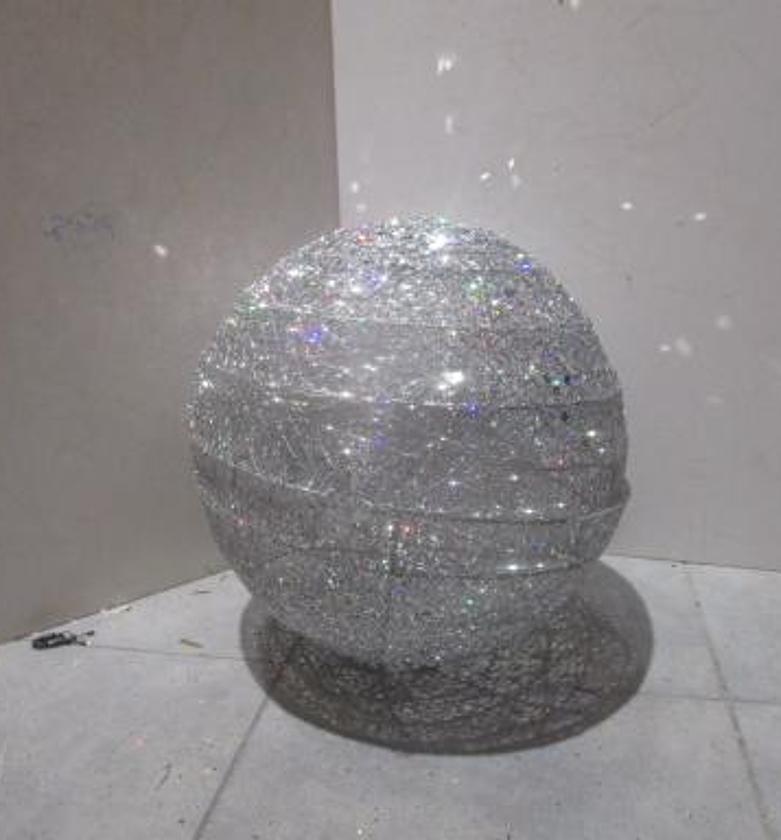 Xmas ball w light 50cm image