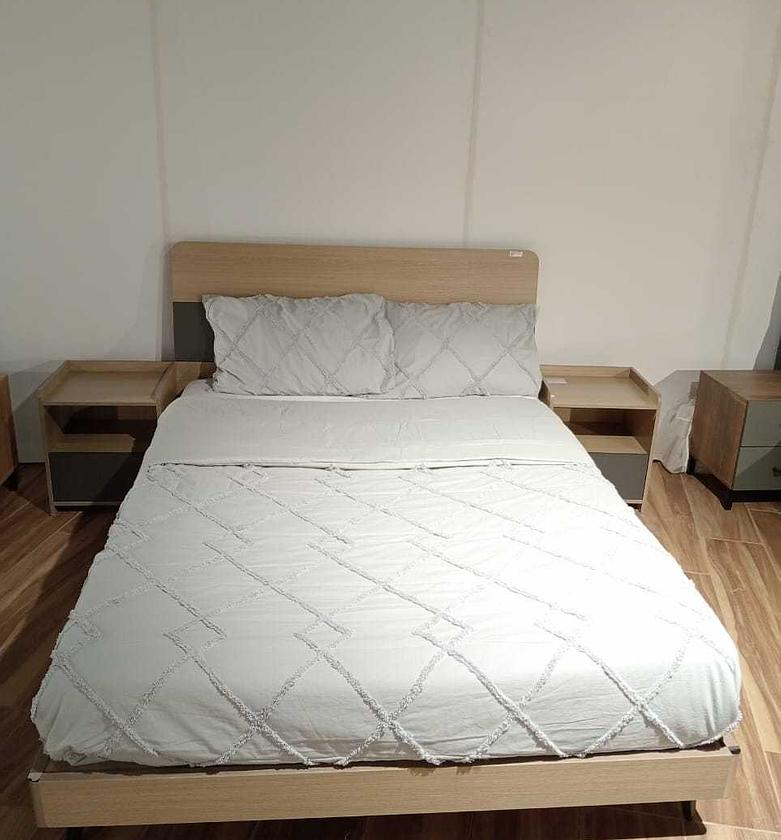 1.4m bed 25mm mdf+melamine,iron image