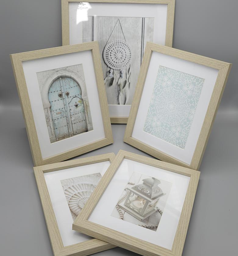 5 PHOTO FRAMES SET NATURA image