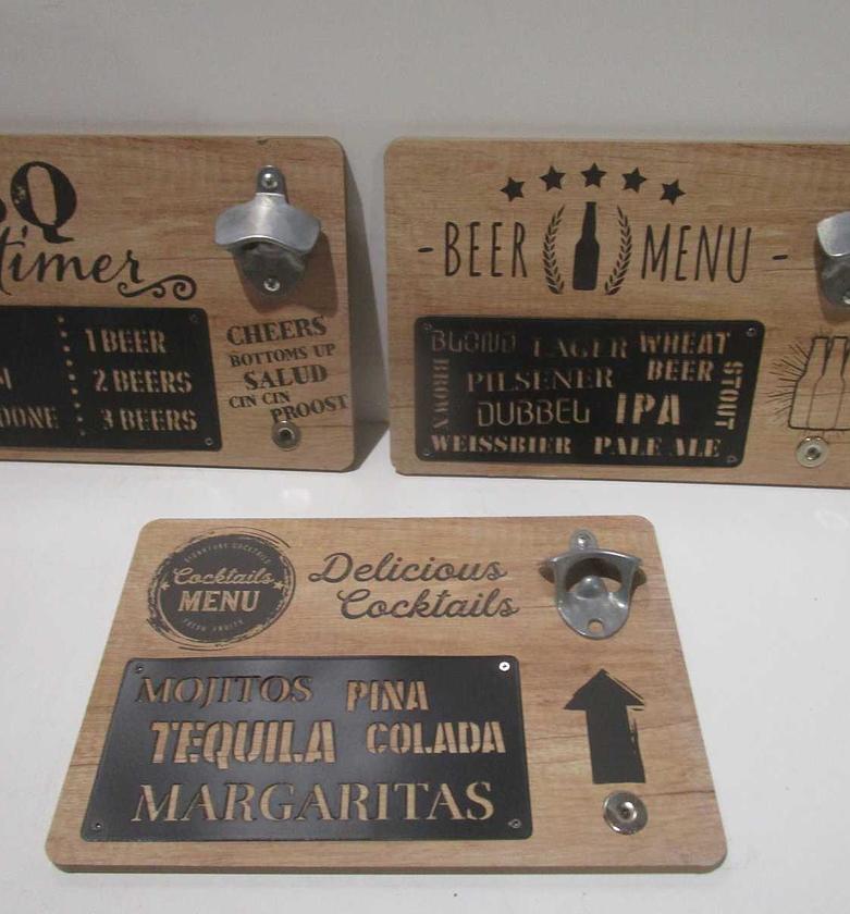 Bottle opener mdf 3ass design image