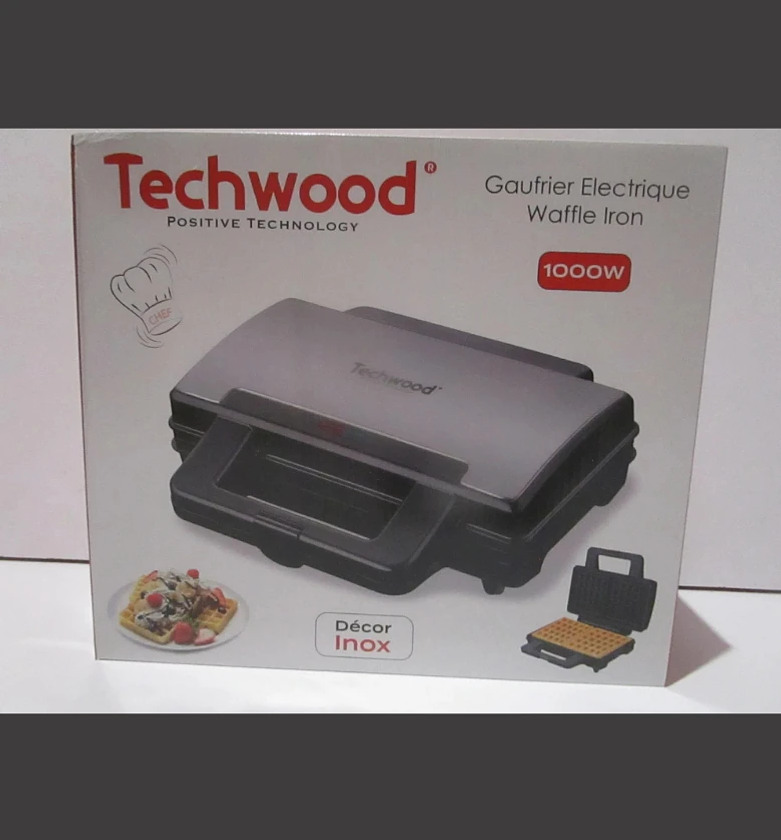 Waffle maker electric 2 waffles image