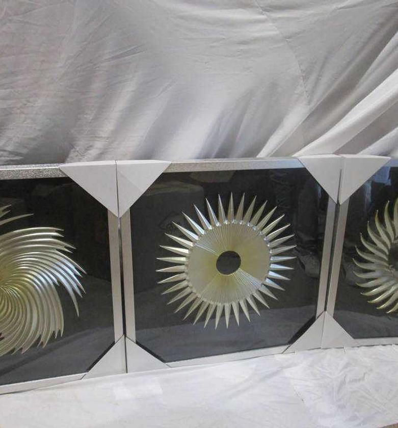 Frame set of 3 silver 70* image