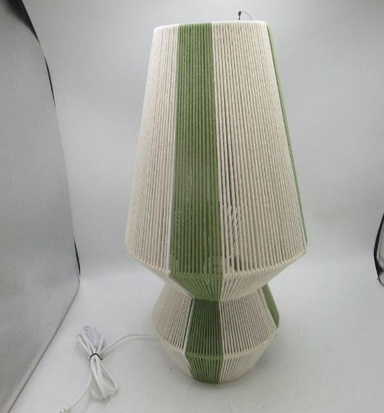 Table lamp - handknotted in image
