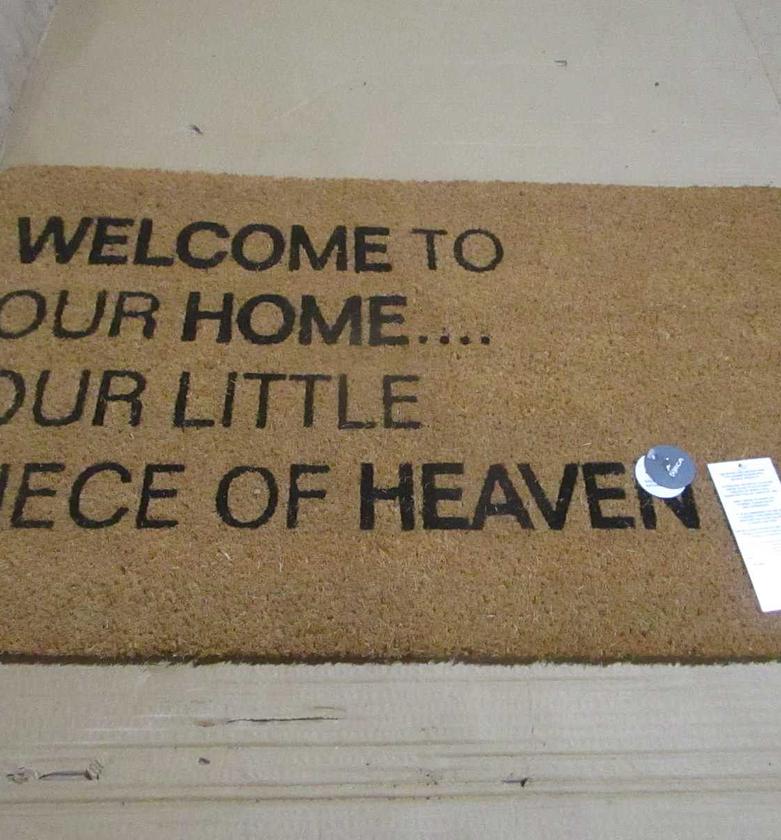 Doormat single colour / natural image