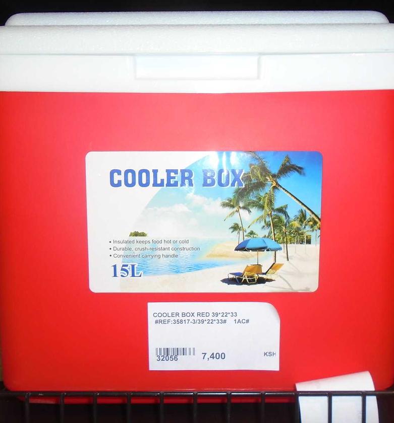Cooler box red 39*22*33 #ref:35817-3/39*22*33# image