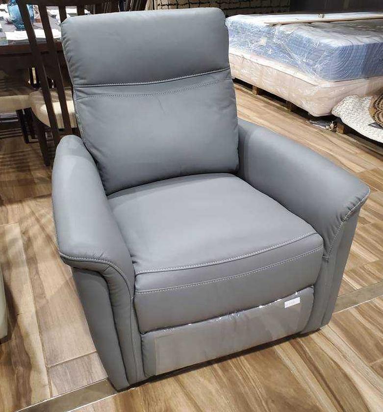 Chair single recliner leather image