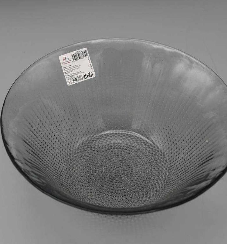 SALAD BOWL DOTS GRAY 23CM image