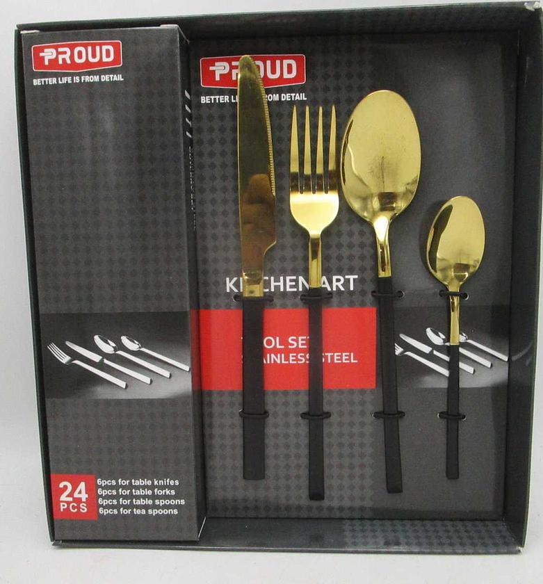 Stainless steel cutlery set image