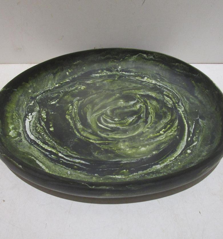 Bowl resine matte large oval image