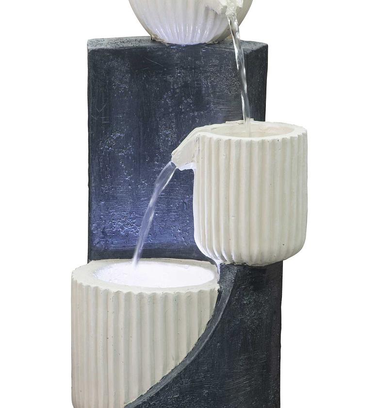 Fountain polyresin with led image