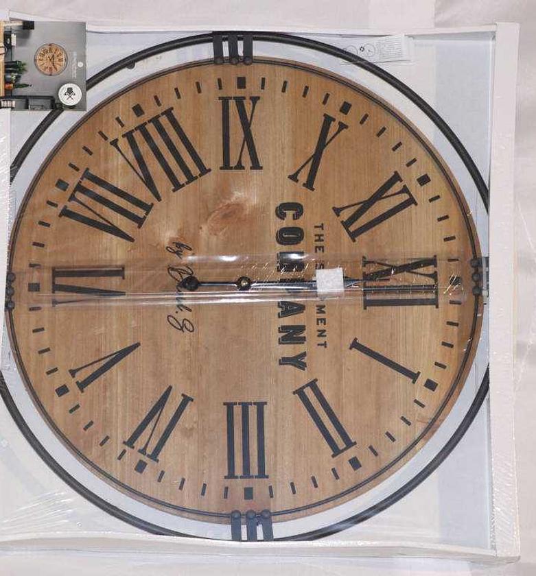 Clock horloge met/mdf colonial image