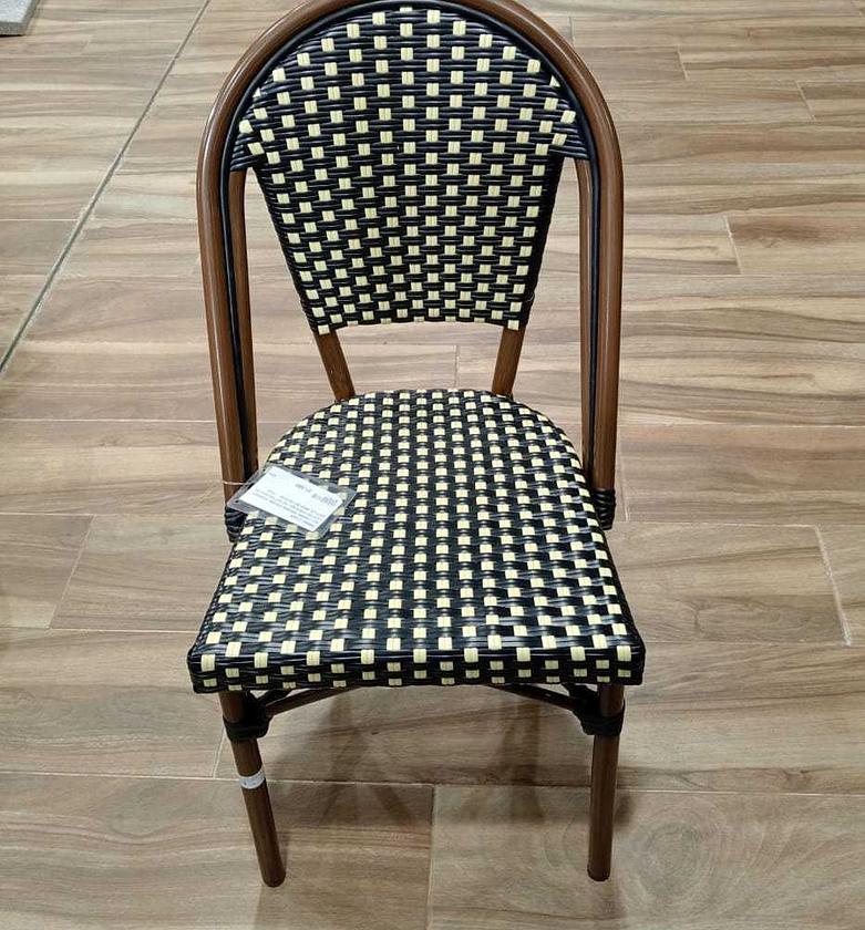 Dining chair alu frame brown image