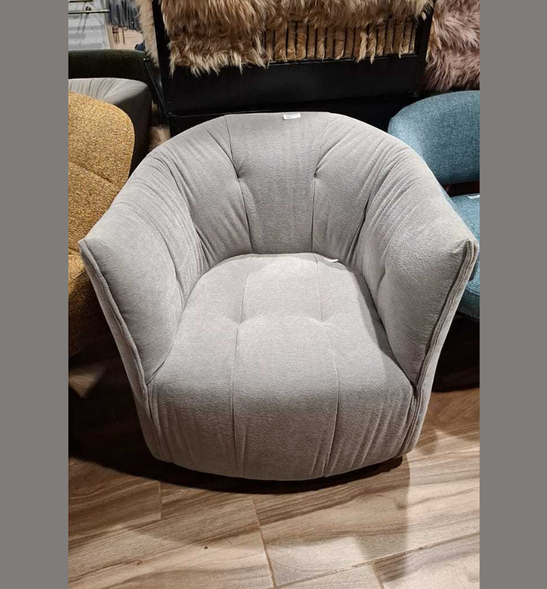 Club chair lb3122-17 lt grey image