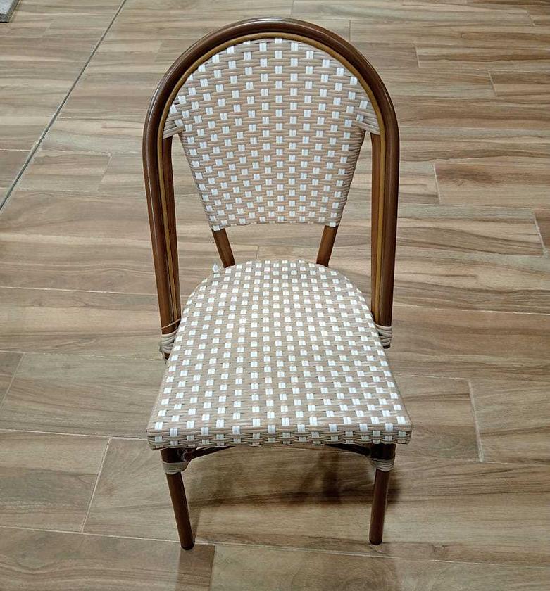 Dining chair alu frame brown image