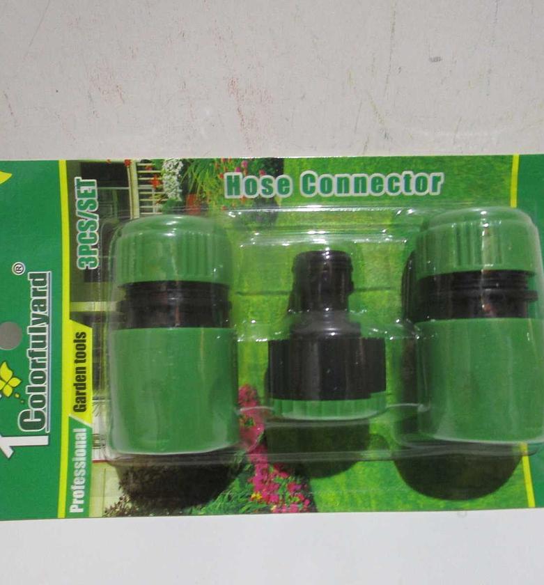 Garden hose connector set image