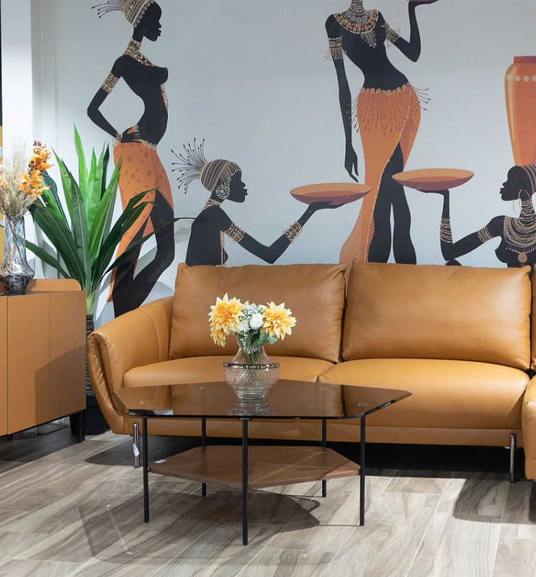 Two-Level Smoke Grey Glass Coffee Table image