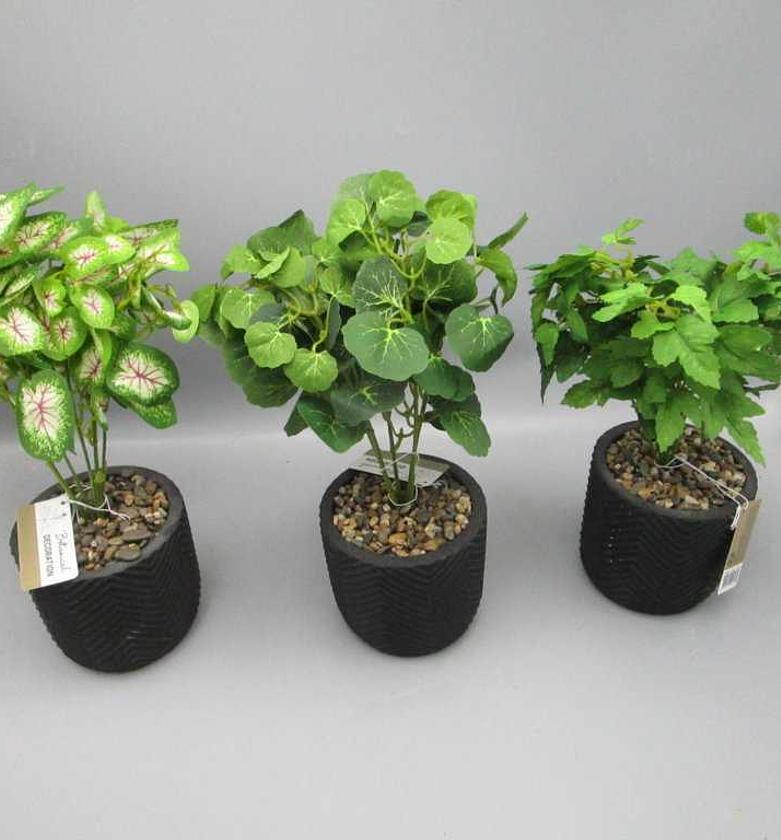 Artificial plant in pot 10x10x28cm image