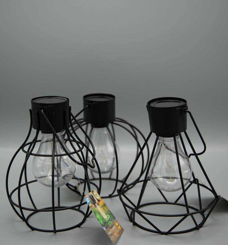 Solar metal lantern 3ass image