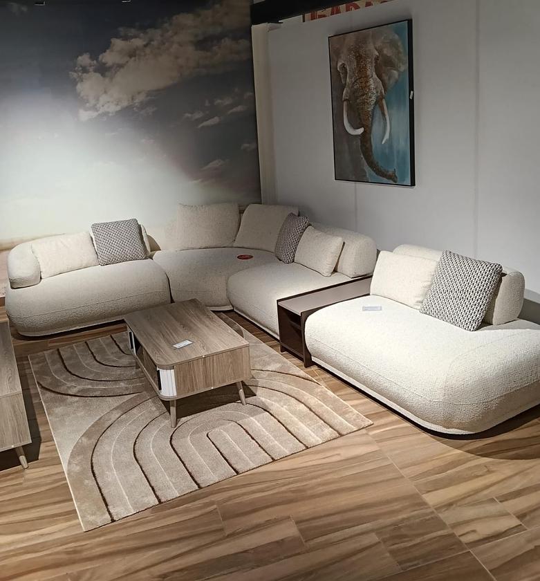 Sofa corner fabric with 8 image