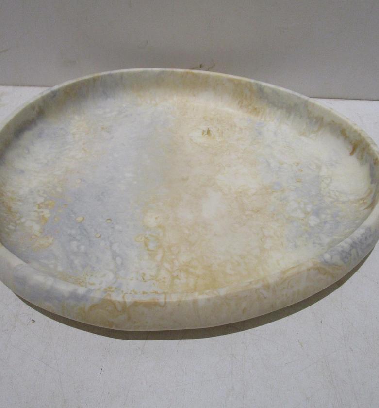 Bowl resine matte large oval image
